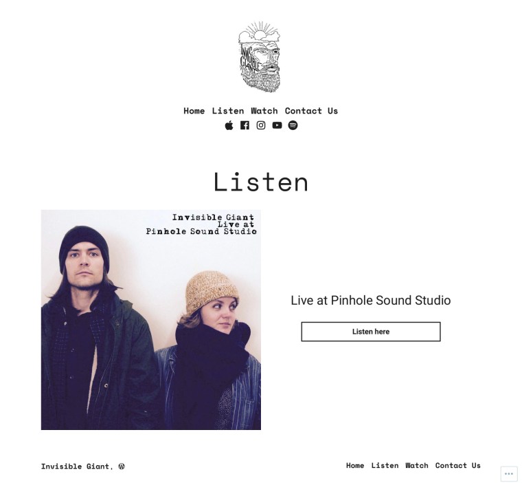 Invisible Giant - Listen