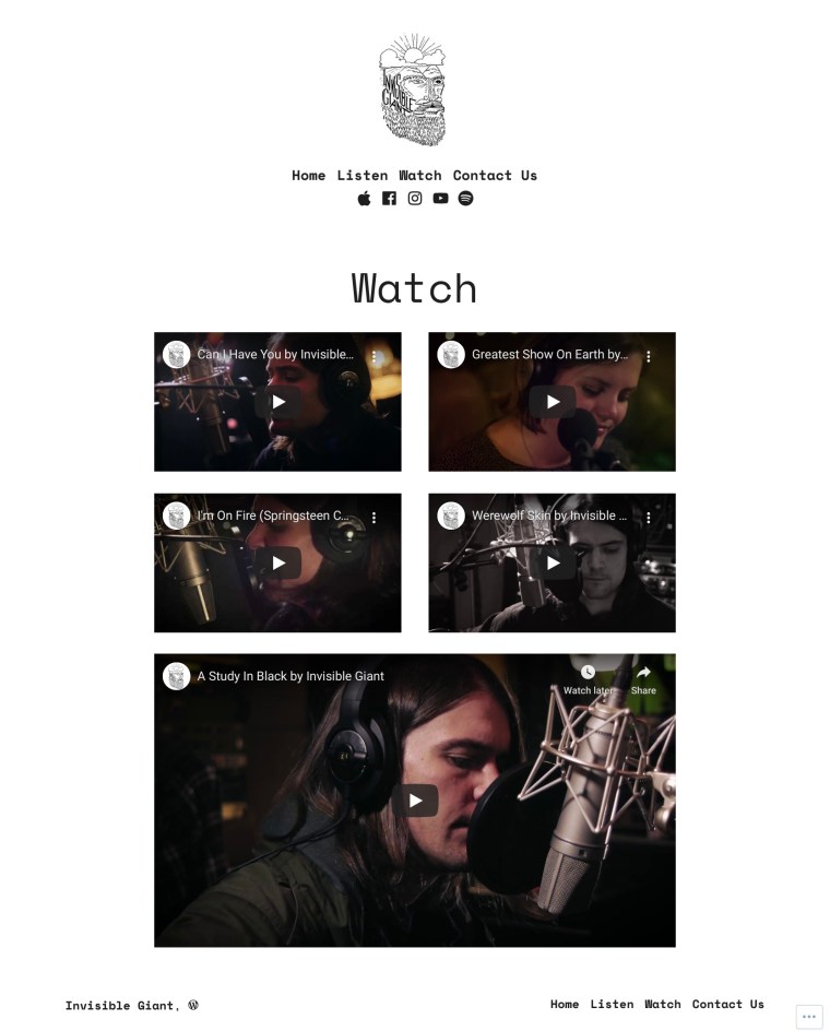 Invisible Giant - Watch