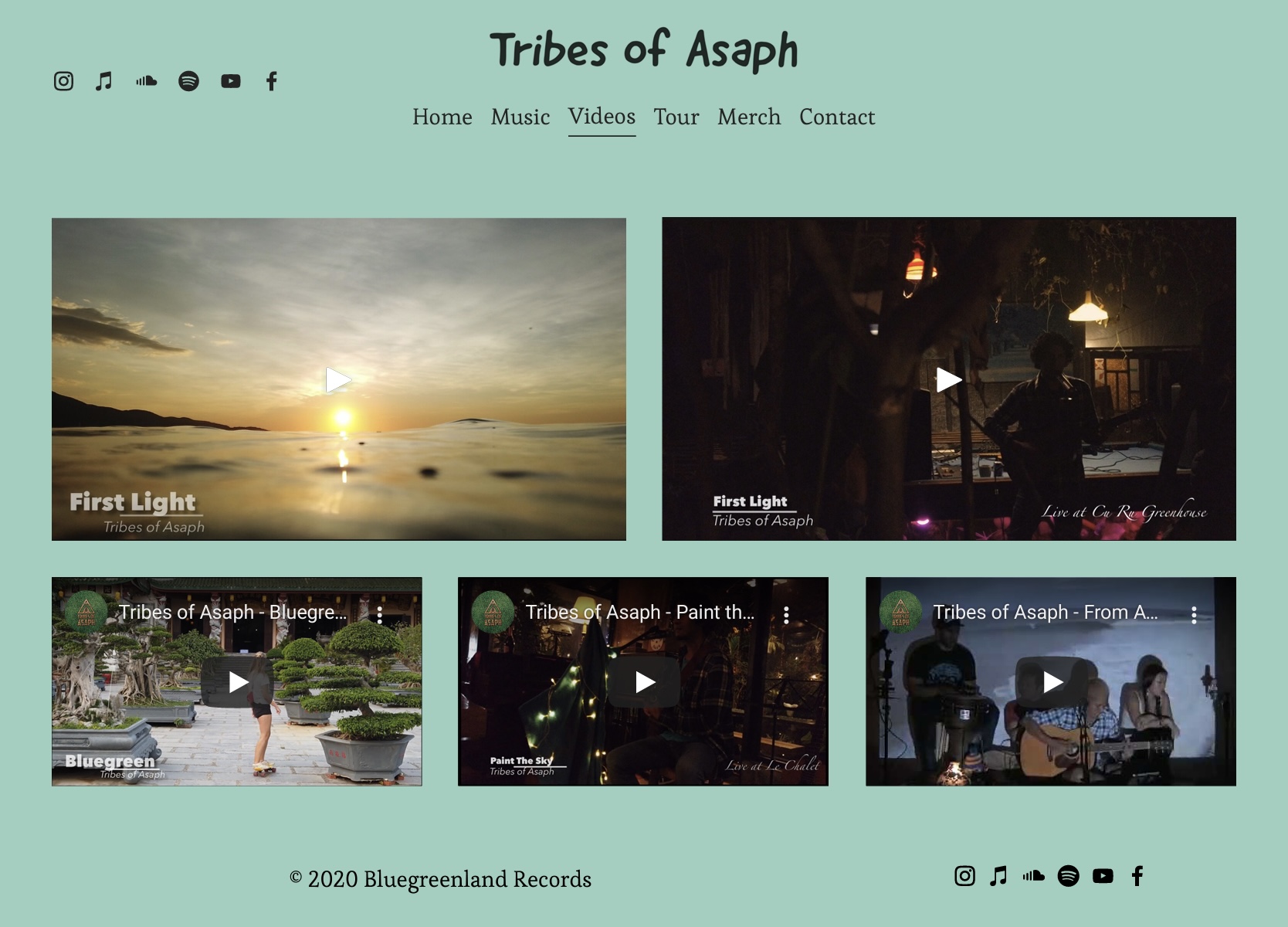 Tribes of Asaph - Videos